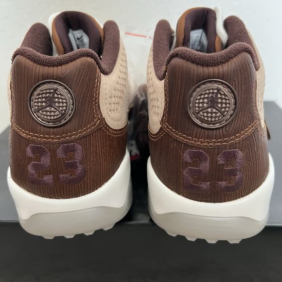 Nike Air Jordan 9 G Golf Masters 2024 Woodgrain Shoes FN6929-200 Mens 8.5 New - Picture 5 of 9